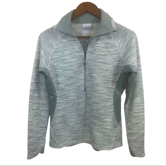 Columbia Half Zip Pullover. Blue/Gray. Sz S. EUC!! - Picture 1 of 12